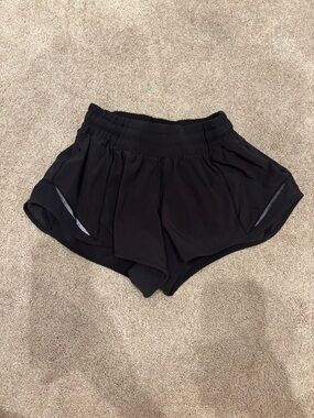 lululemon athletica Black Women's Athletic Running Shorts